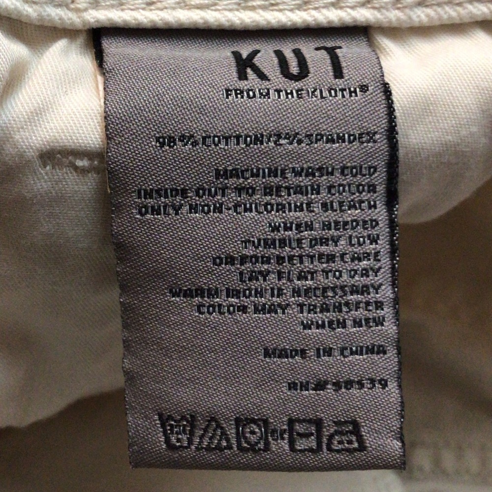 Kut from the Kloth Ashley Cream Barrel Jeans - Picture 15 of 16